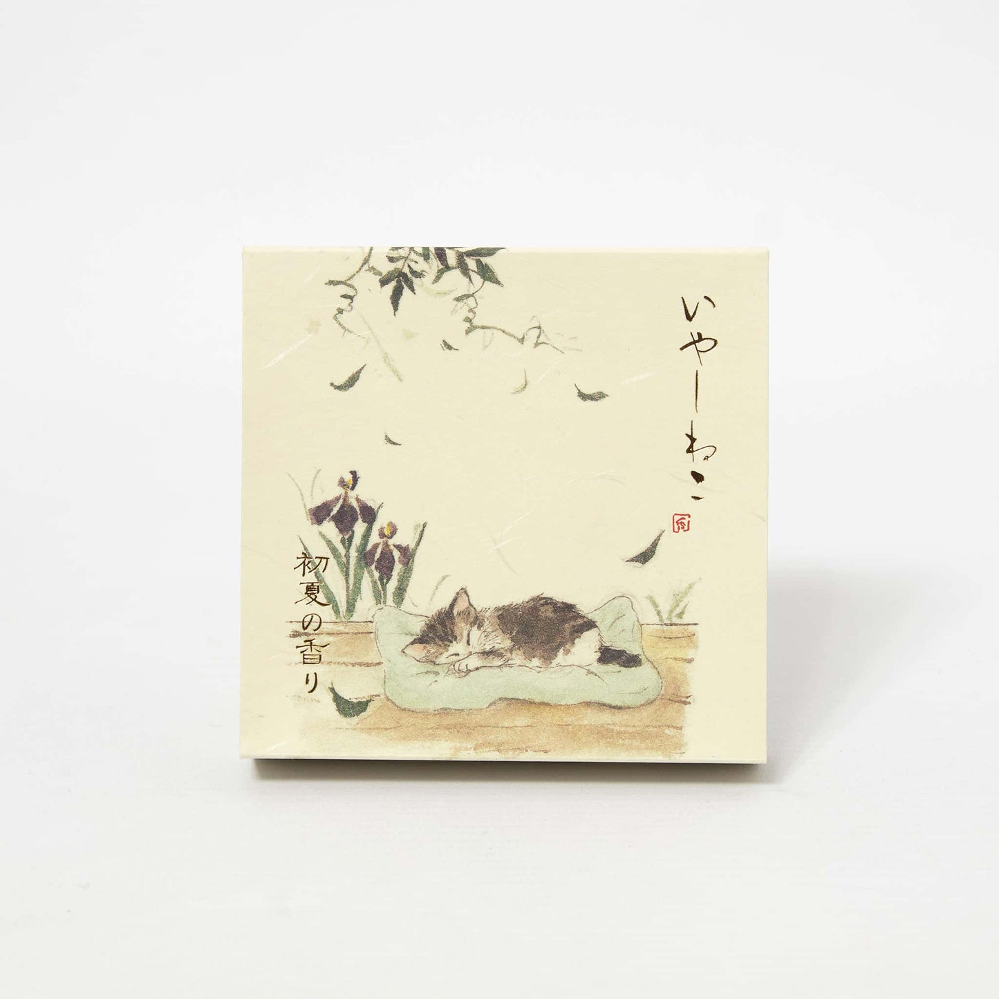 Incense Cones with Plate - Relax Cat Early Summer
