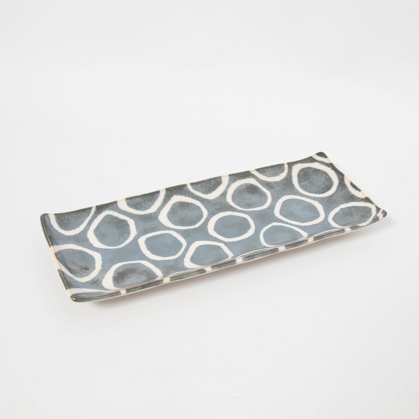 Rectangular Platter Circles 27.5cm