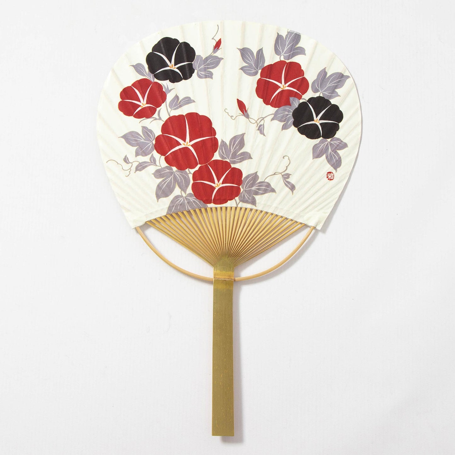 Japanese Uchiwa Fan - Morning Glory