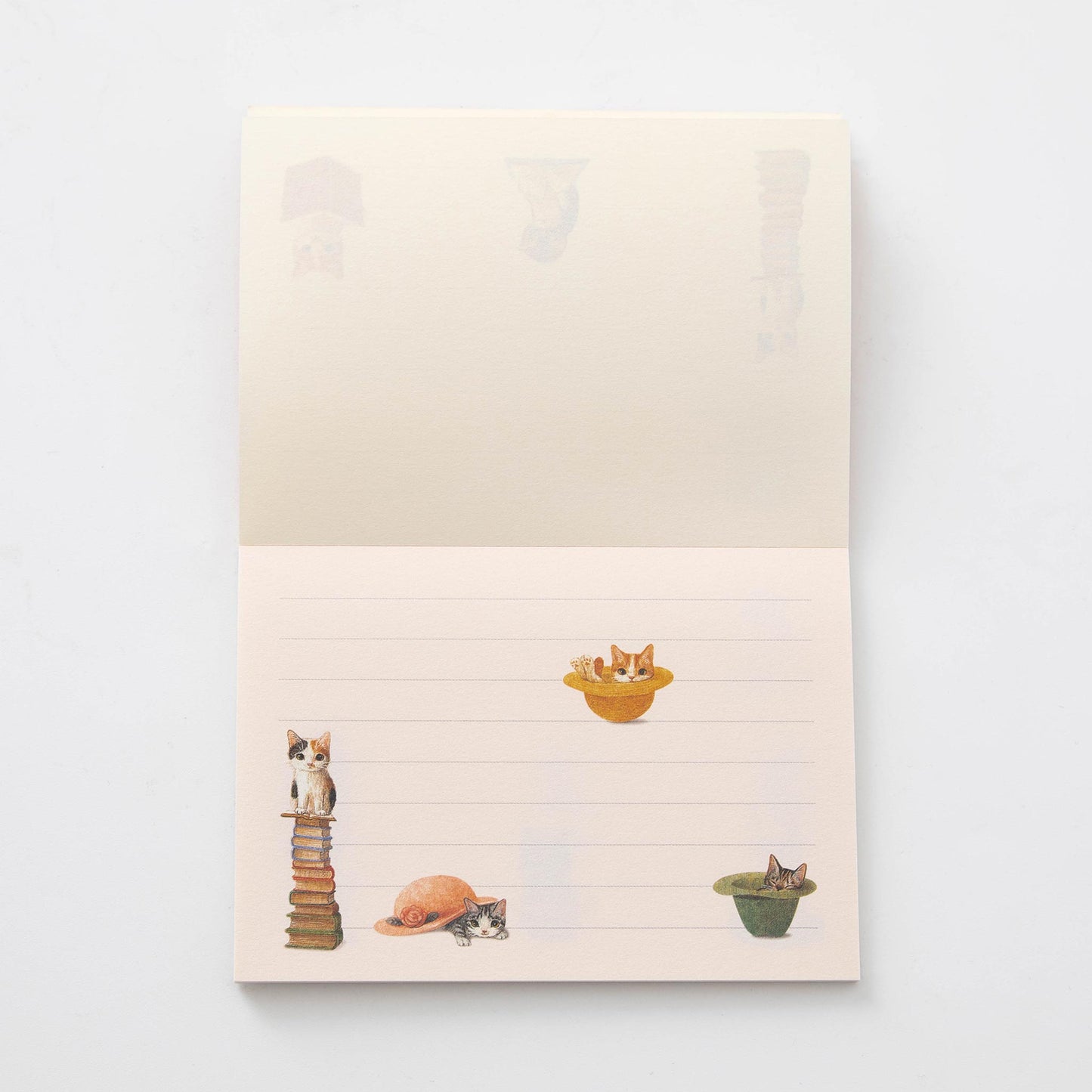 Notepad Memo Hats & Readings by POTTERING CAT