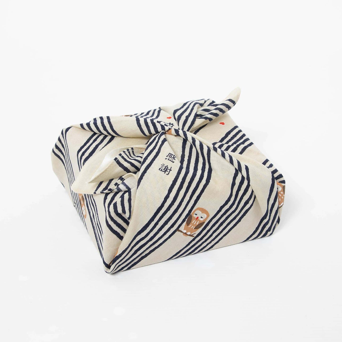 Tenugui Handkerchief - Owl's Gratitude