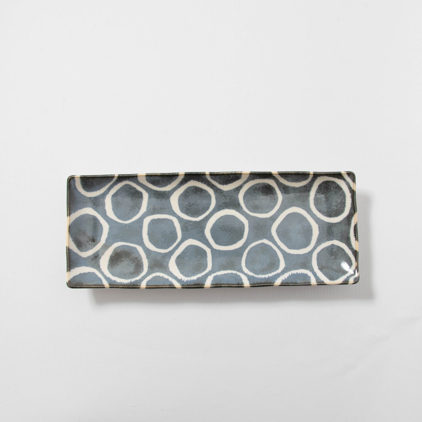 Rectangular Platter Circles 27.5cm