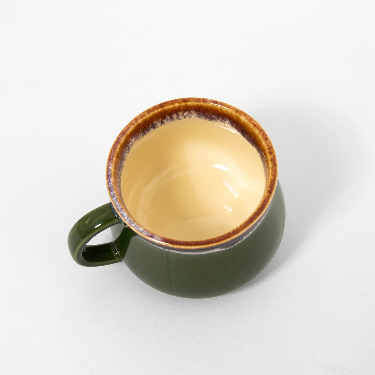 Cup with Spoon - Fir Tree Green