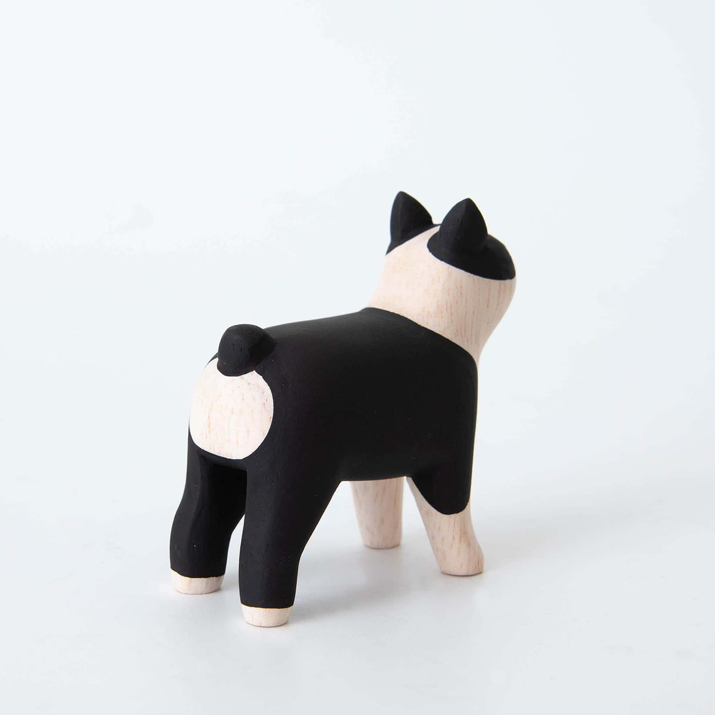 Wooden Animal Boston Terrier