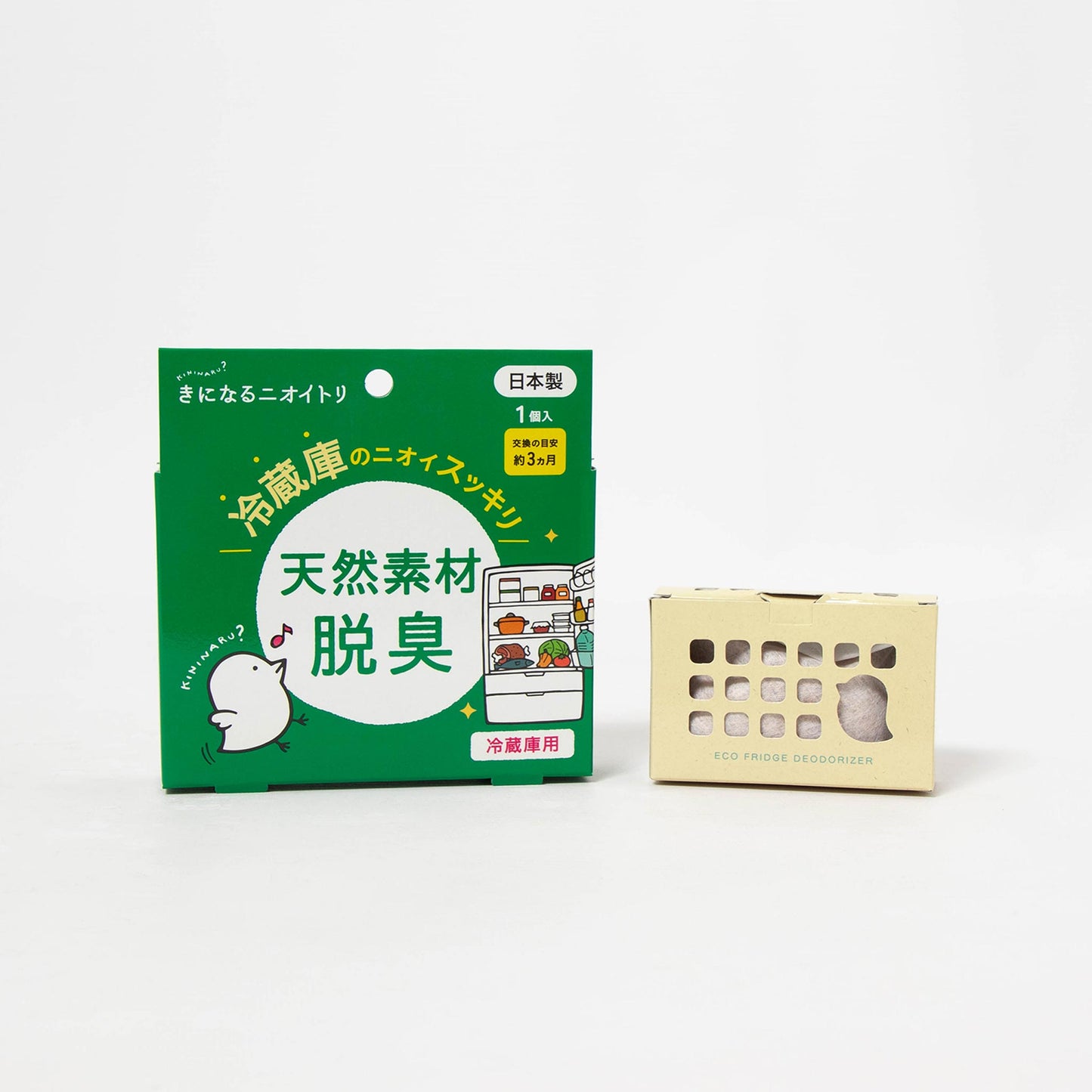 Kininaru Nioitori Refrigerator Deodorizer - Long-Lasting Odor & Mould Control