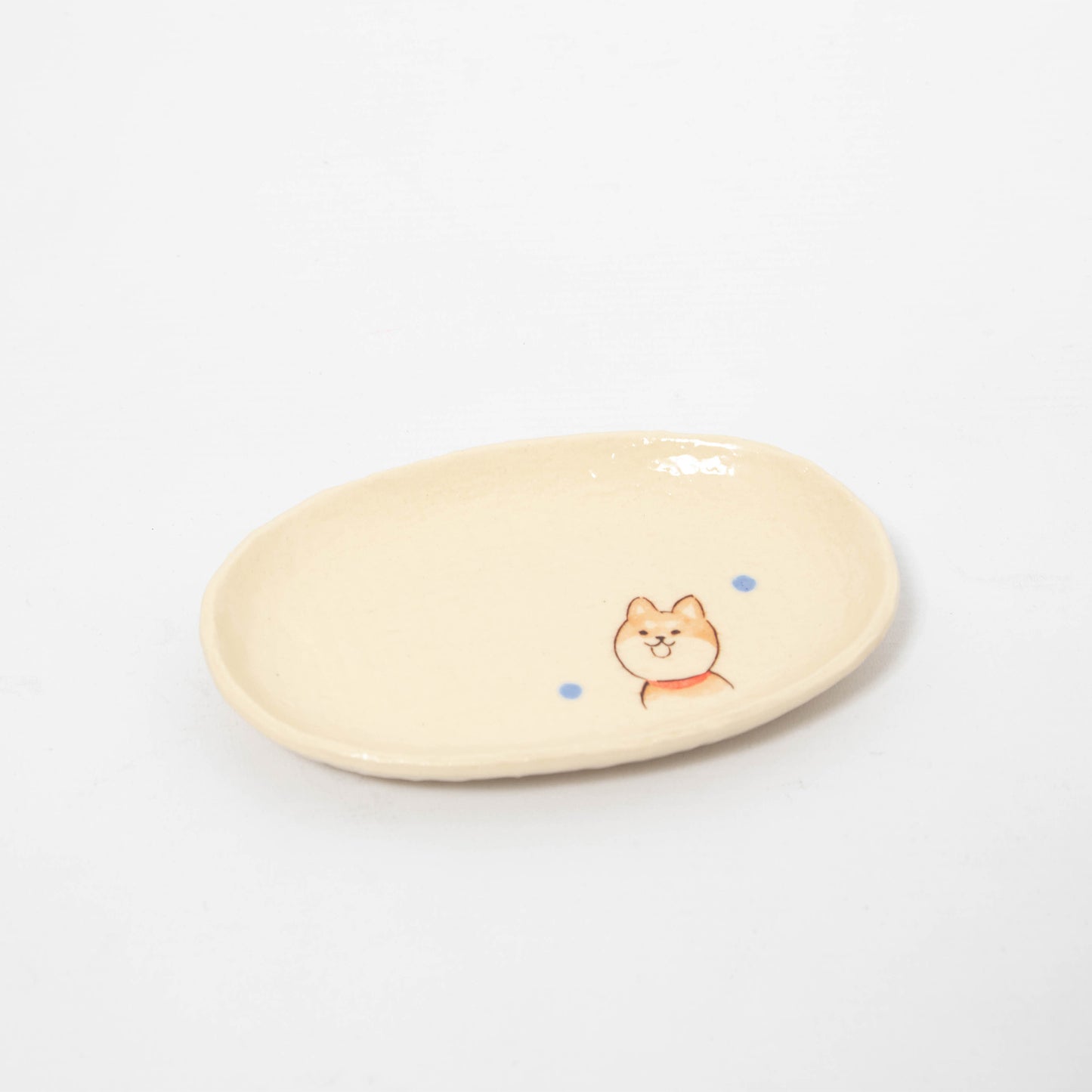 Small Plate - Shiba Dog Happy