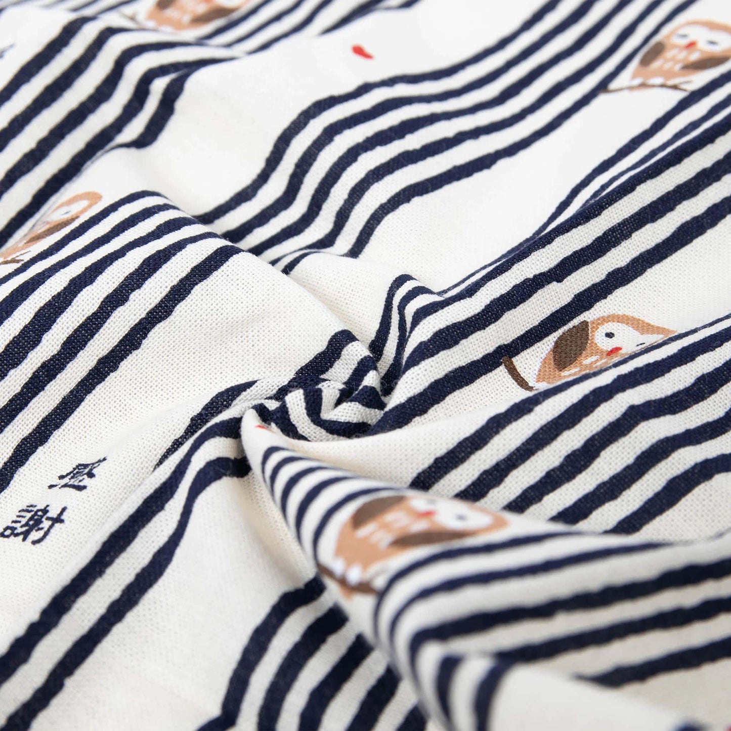 Tenugui Handkerchief - Owl's Gratitude