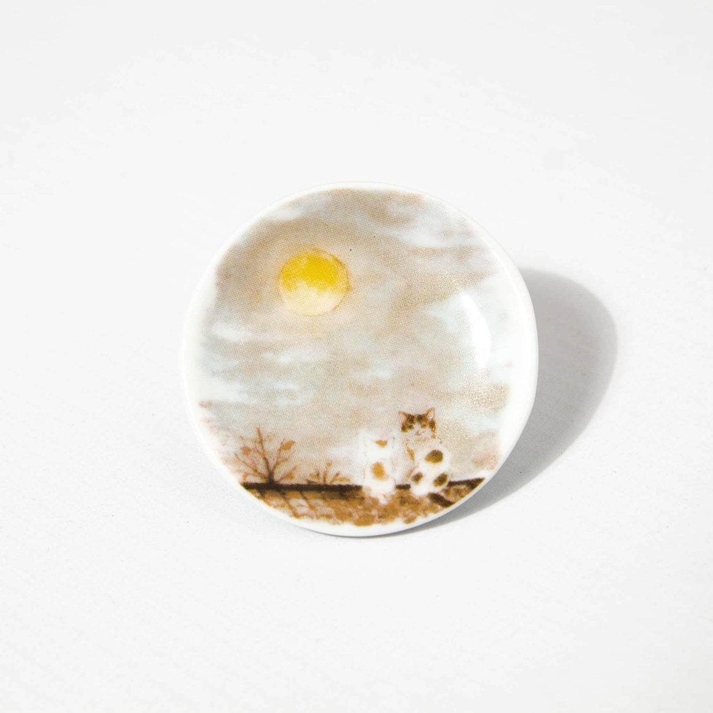Incense Cones with Plate - Relax Cat Late Autumn