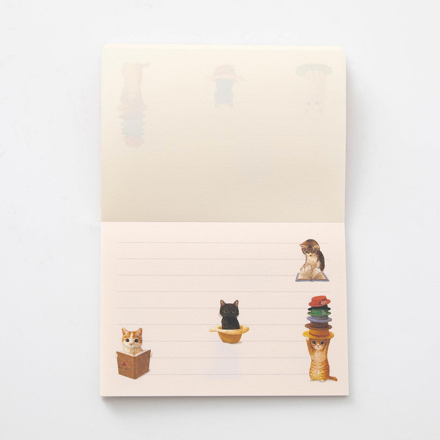 Notepad Memo Hats & Readings by POTTERING CAT