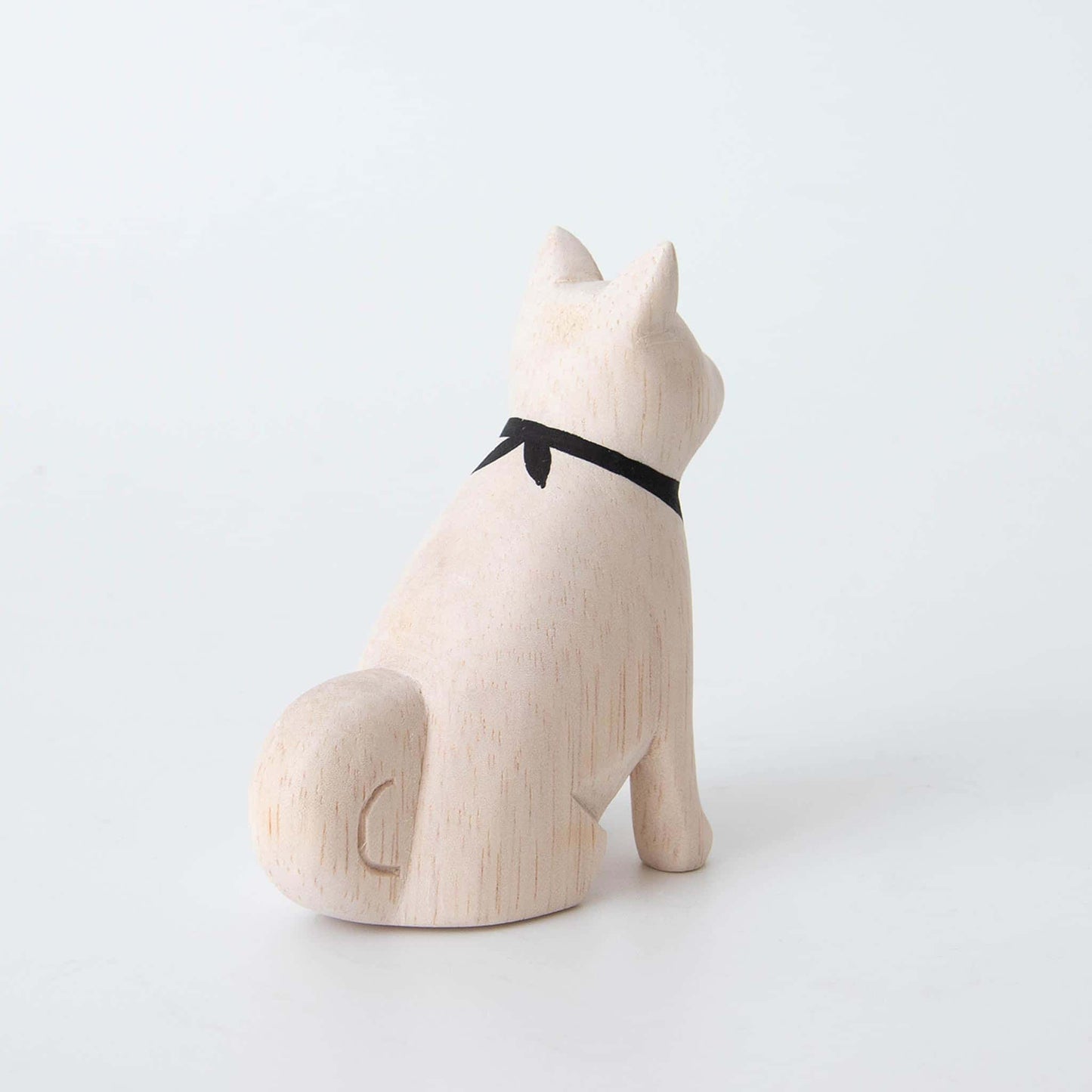 Wooden Animal Akita Dog