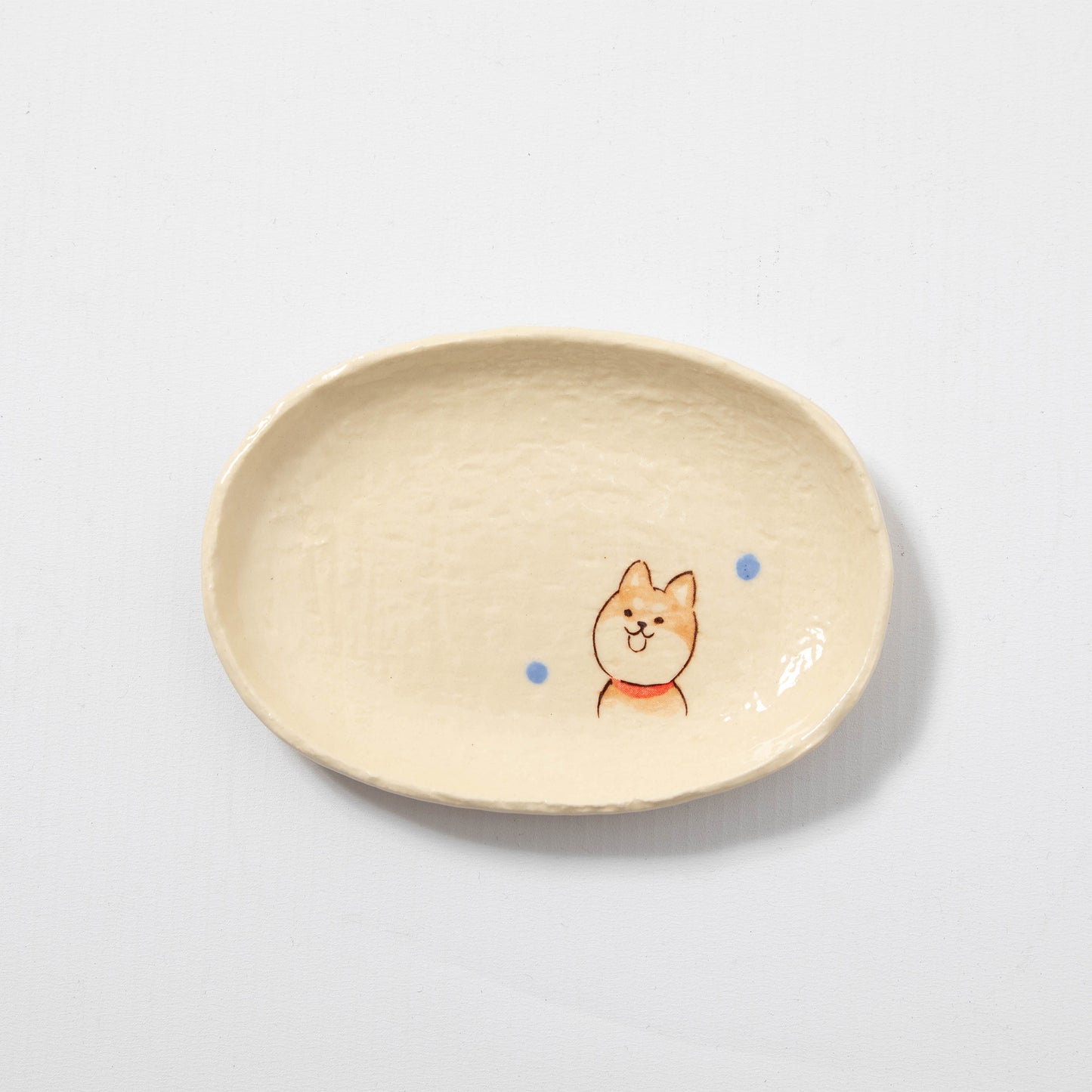 Small Plate - Shiba Dog Happy