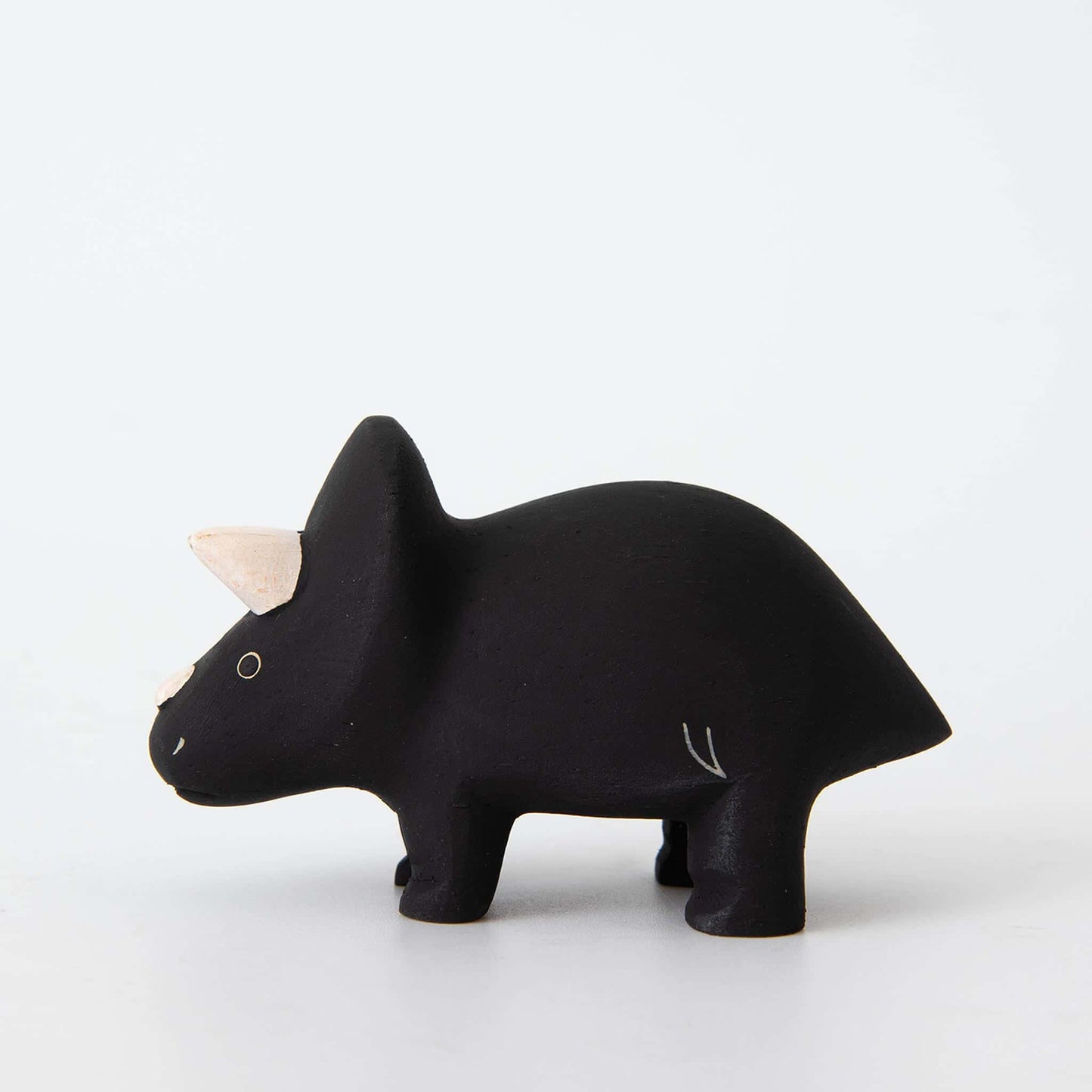 Wooden Animal Dinosaur Triceratops