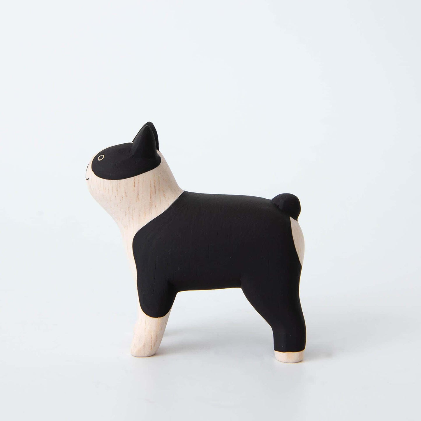Wooden Animal Boston Terrier