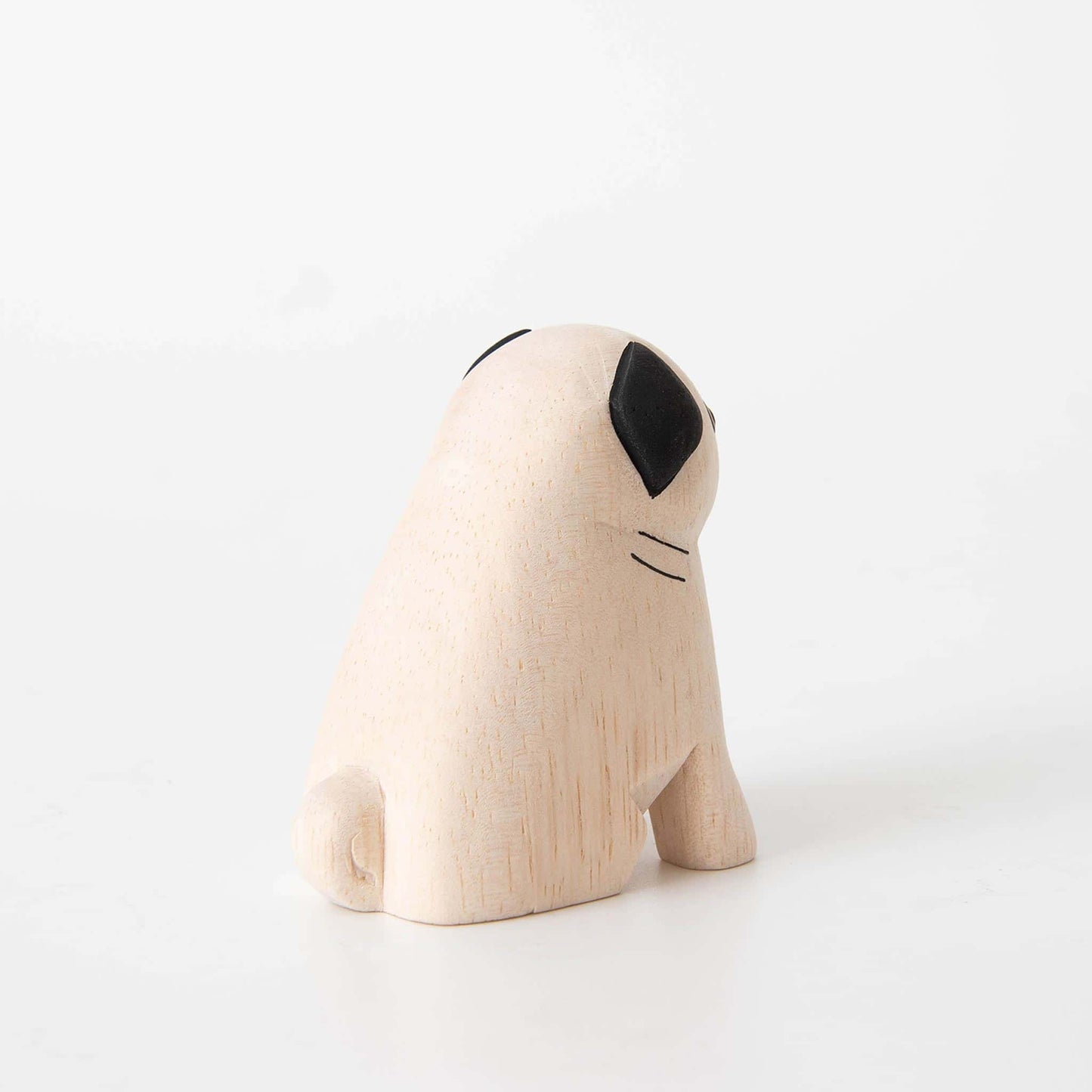 Wooden Animal Pug