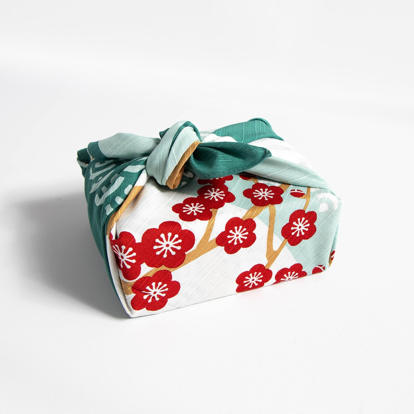 Small Furoshiki - Japanese Plums and Mt Fuji