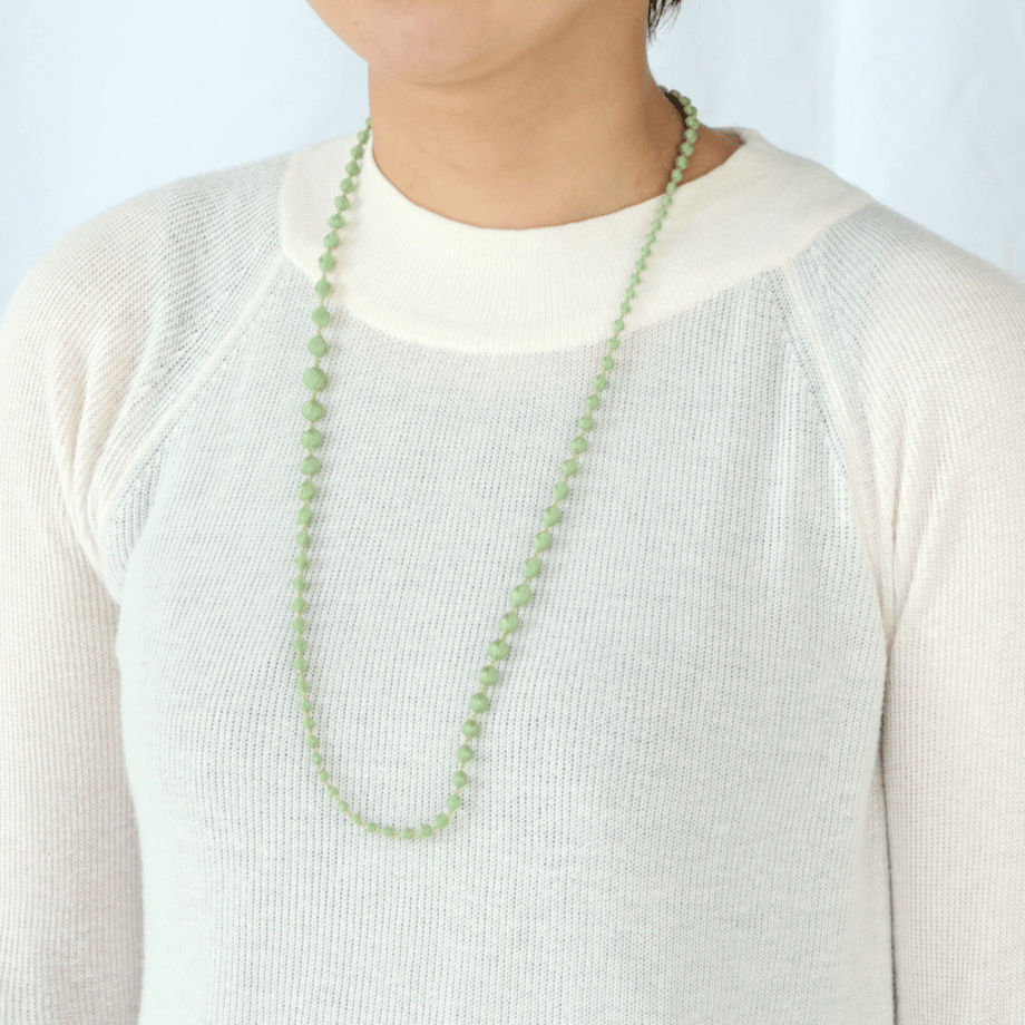 Necklace Sphere Plus 80 glitter - Peridot Lime