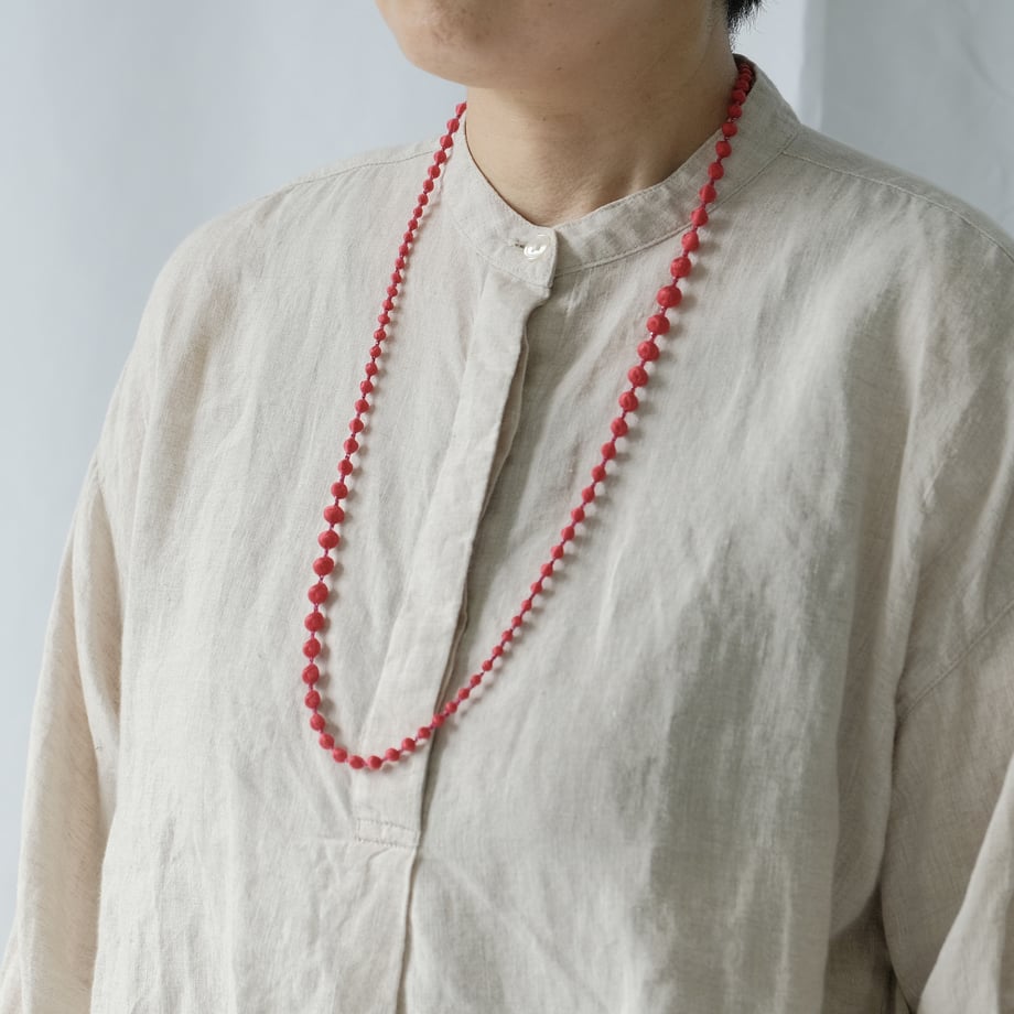 Necklace Sphere Plus 80 glitter - Ruby Red
