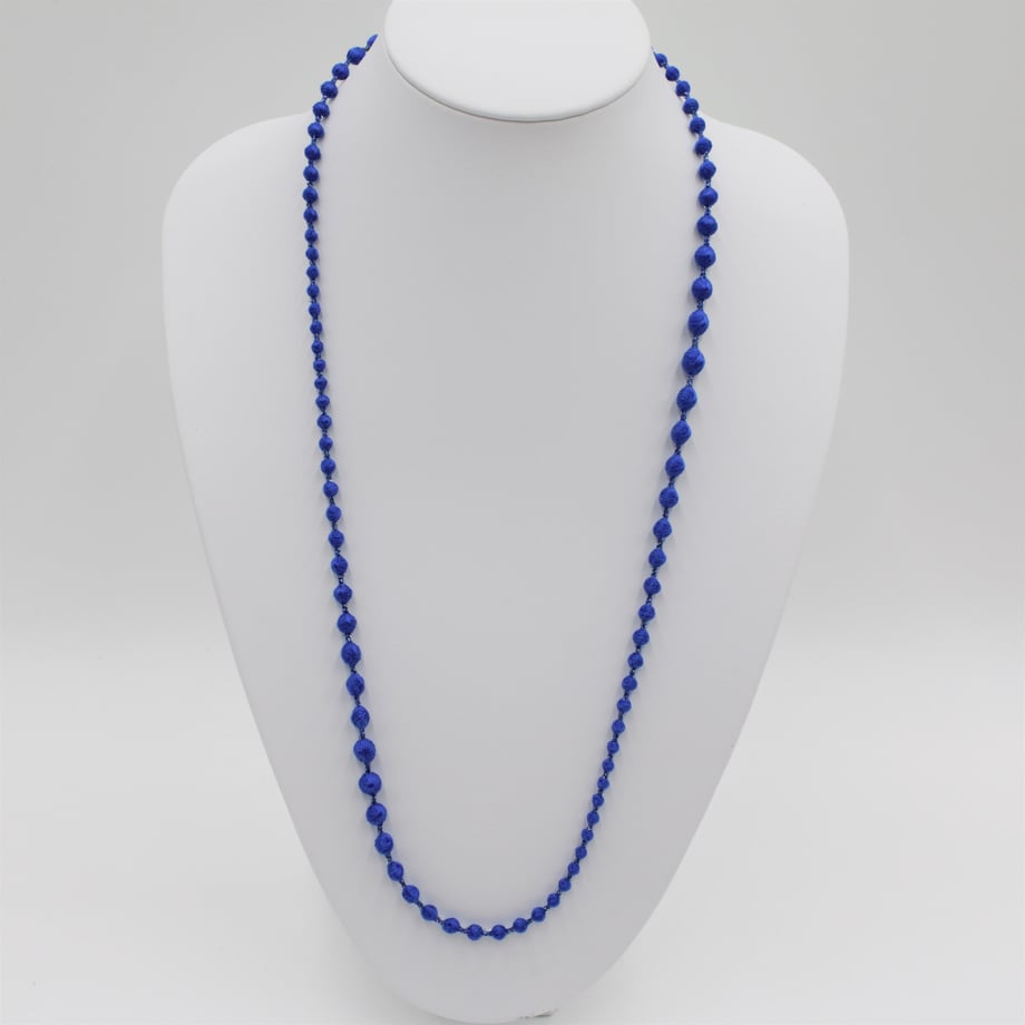 Necklace Sphere Plus 80 glitter - Lapis Lazuli Blue