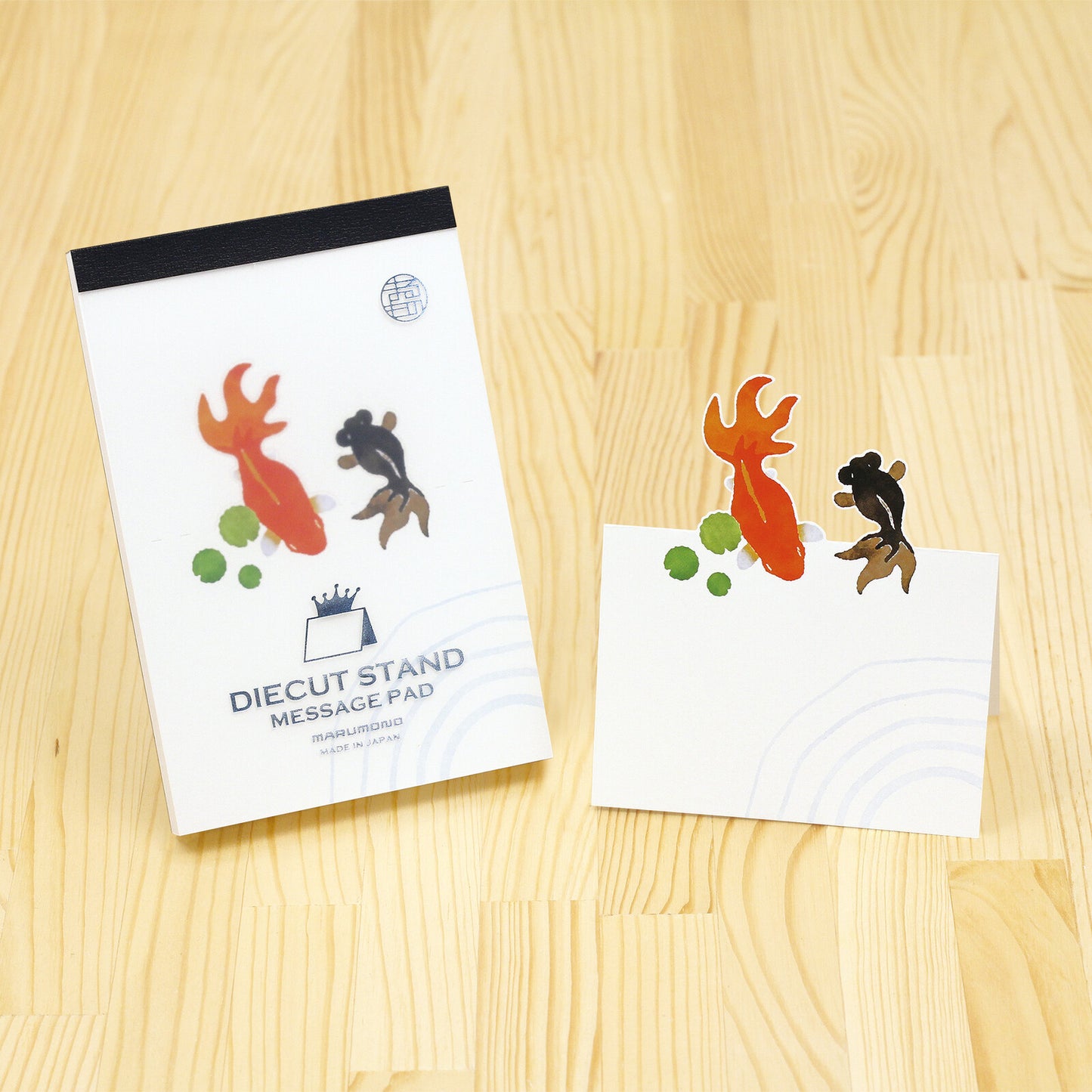 Japanese Die-Cut Pop-Up Memo Pad – Goldfish | Cute Japanese Stationery