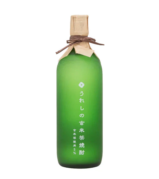 URESHI NO Genmaicha Shochu tea-infused spirit bottle from Saga