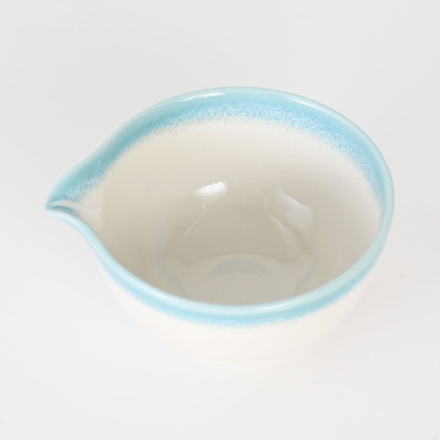 Matcha Latte Bowl with Pouring Spout | Cool Breeze | Mino Ware | Made in Japan