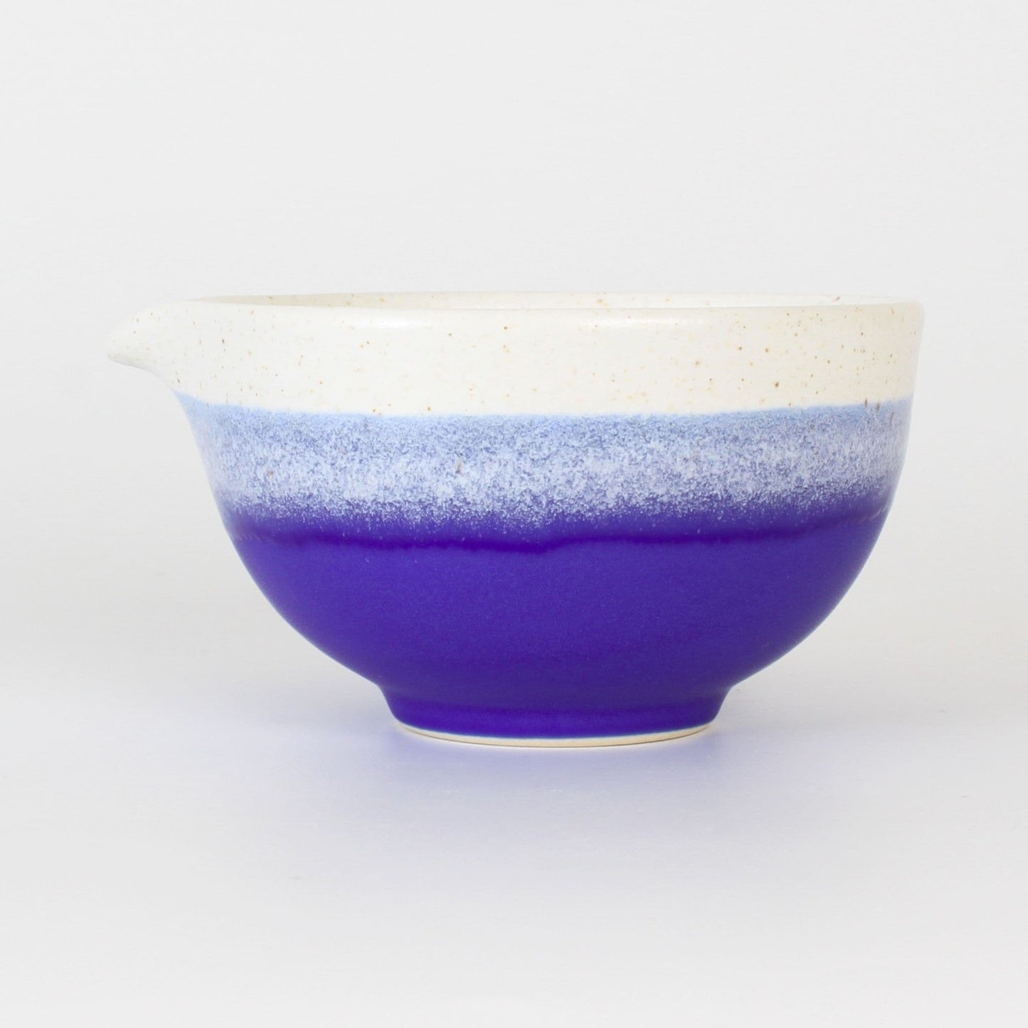 Matcha Latte Bowl with Pouring Spout | Azure Sea| Mino Ware | Made in Japan