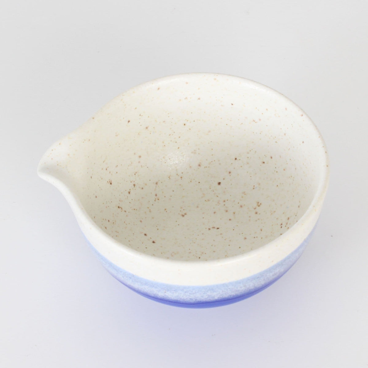 Matcha Latte Bowl with Pouring Spout | Azure Sea| Mino Ware | Made in Japan