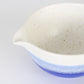 Matcha Latte Bowl with Pouring Spout | Azure Sea| Mino Ware | Made in Japan
