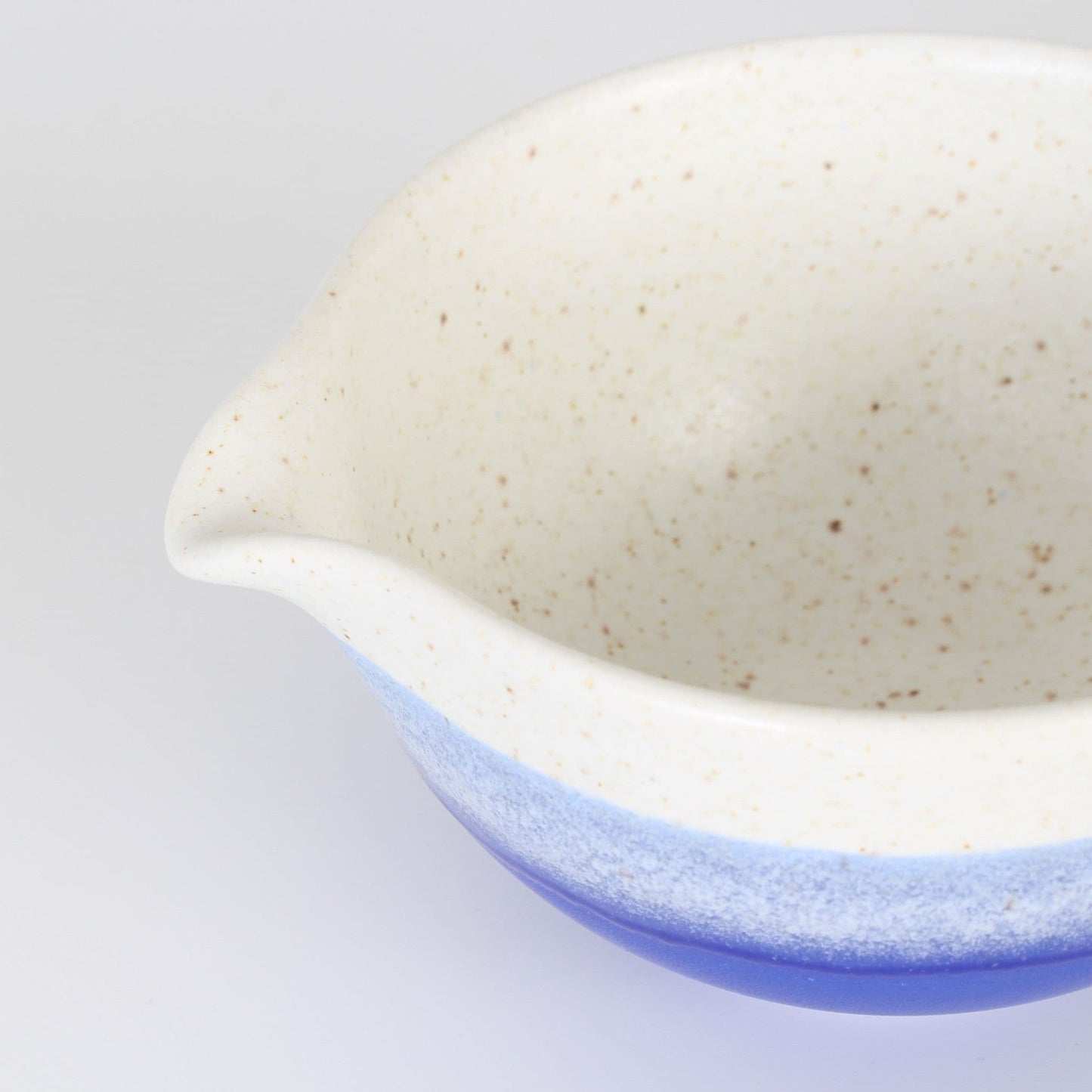 Matcha Latte Bowl with Pouring Spout | Azure Sea| Mino Ware | Made in Japan