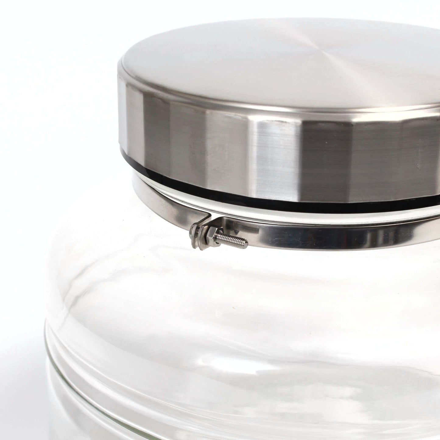 Glass Storage Container with Metal Cap – 2L | Made in Japan