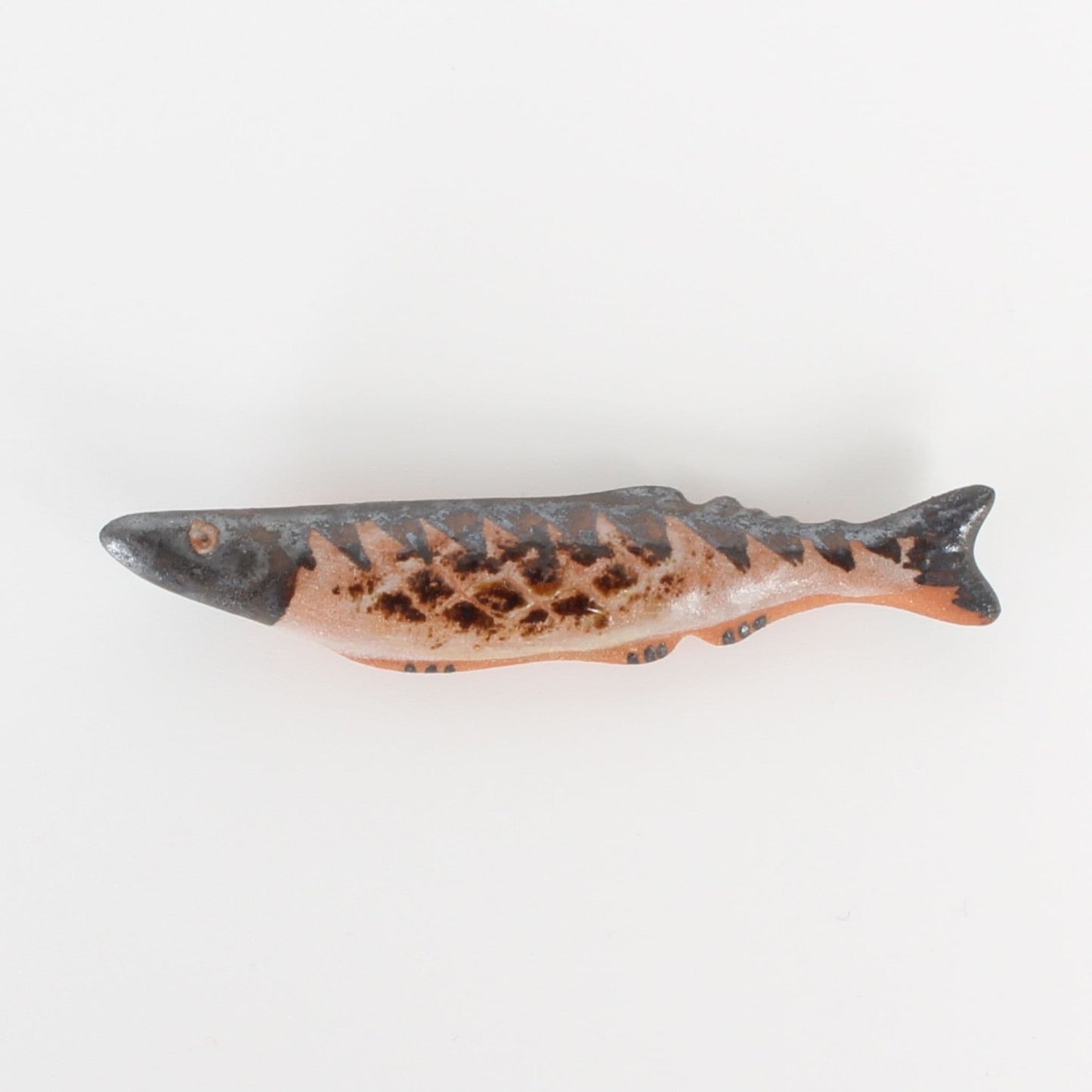 Chopstick Holder Grilled Pacific Saury | Japanese Ceramic Hashioki