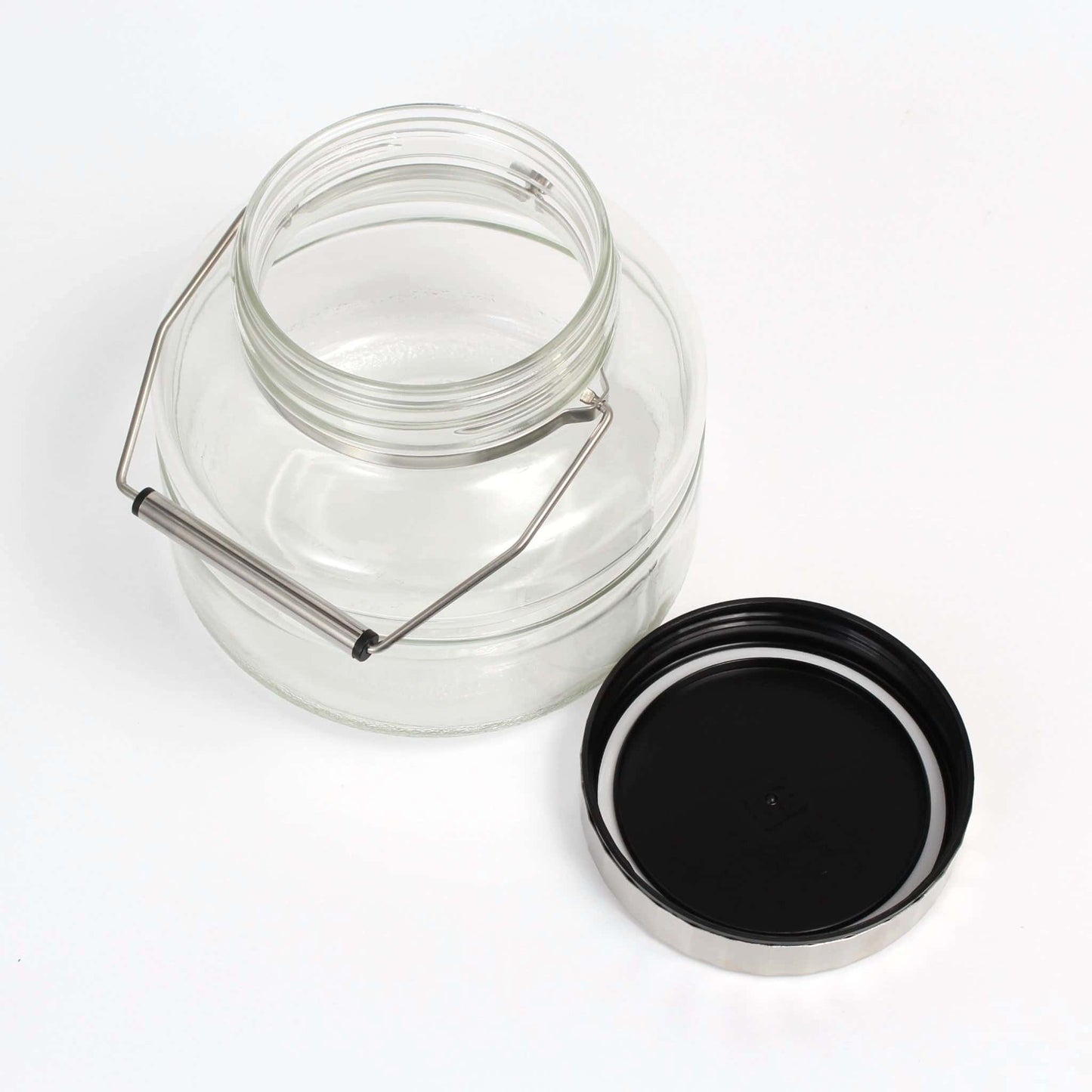 Glass Storage Container with Metal Cap – 2L | Made in Japan