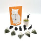Cat Tea – Japanese Green Tea with 6 Cat-Shaped Tea Tags