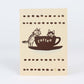 Postcard – Cat and Coffee 1 | POTTERING CAT | Made in Japan