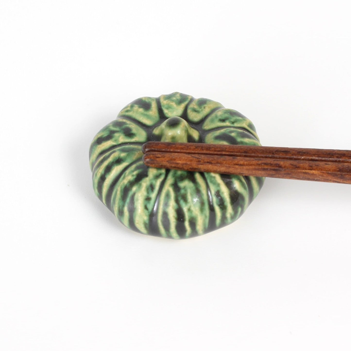 Chopstick Holder Pumpkin | Japanese Ceramic Hashioki