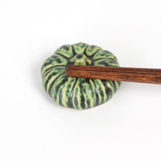Chopstick Holder Pumpkin | Japanese Ceramic Hashioki