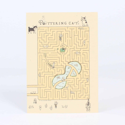 Postcard Maze by POTTERING CAT
