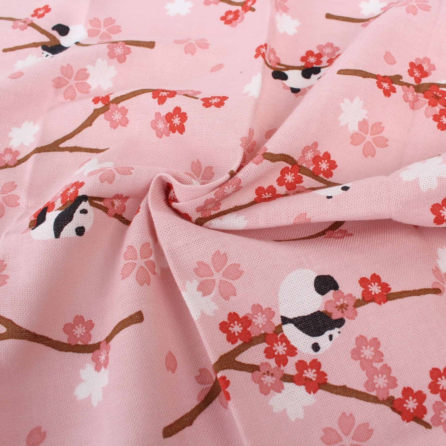 Tenugui Handkerchief | Panda in Ohanami | Made in Japan