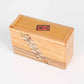 Hakone Yosegi Zaiku Karakuri Toothpick Holder – Japanese Wooden Rising Toothpick Case with Lid