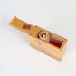Hakone Yosegi Zaiku Karakuri Toothpick Holder – Japanese Wooden Rising Toothpick Case with Lid
