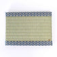 Japanese Tatami Mat Hanabishi Green | Kiryu Woven Miniature Tatami