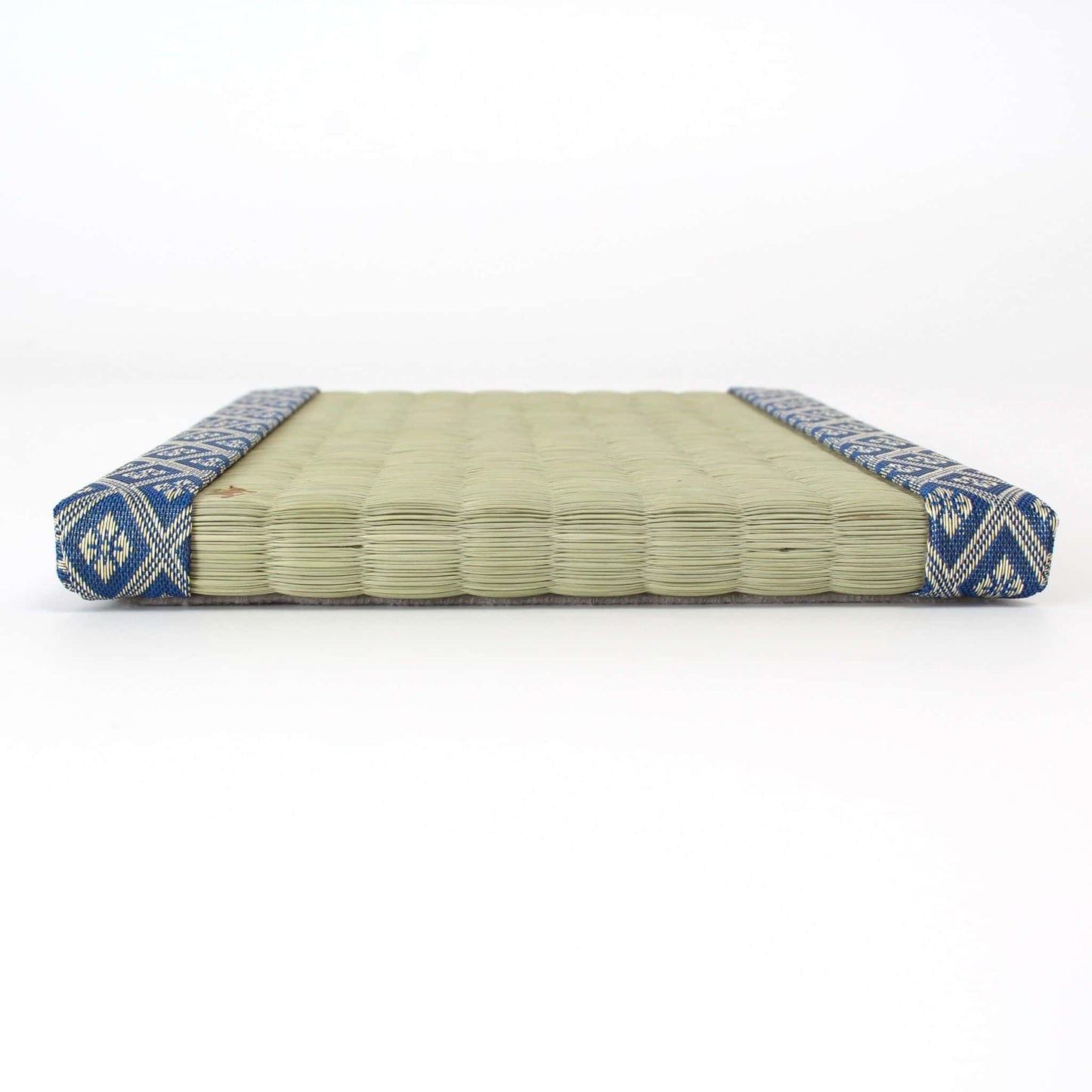 Japanese Tatami Mat Hanabishi Green | Kiryu Woven Miniature Tatami