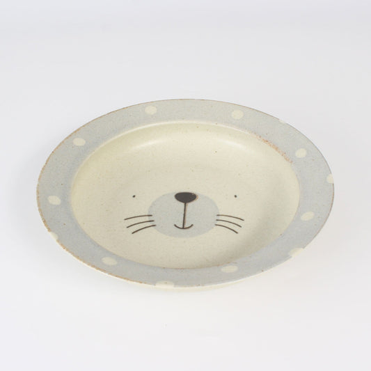 Rimmed Soup and Pasta Bowls Spotted Seal 22.5cm
