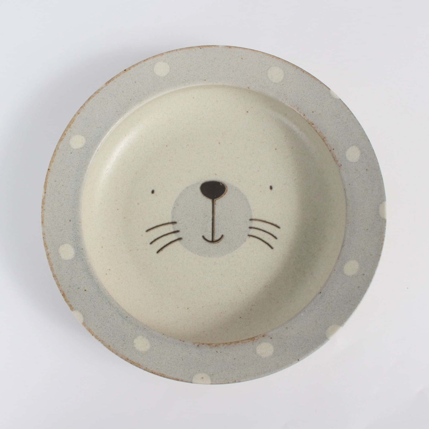 Rimmed Soup and Pasta Bowls Spotted Seal 22.5cm