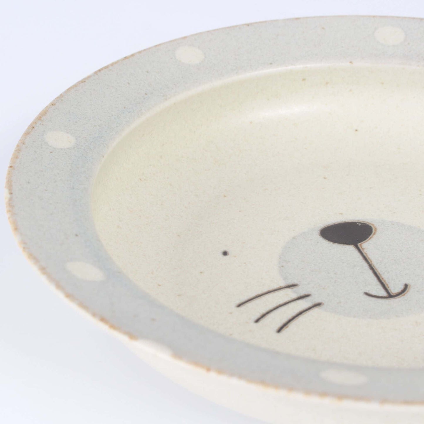 Rimmed Soup and Pasta Bowls Spotted Seal 22.5cm