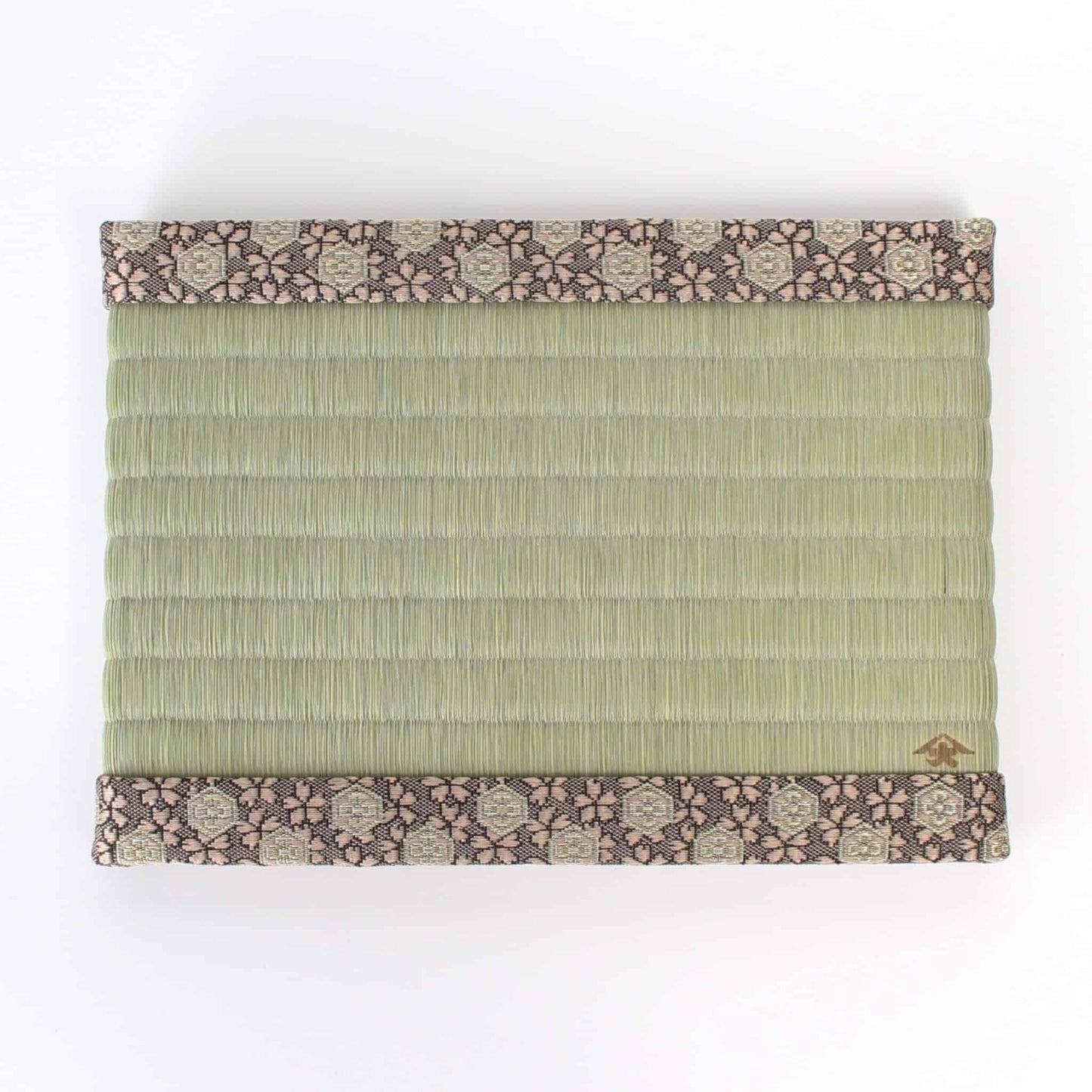 Japanese Tatami Mat Armour Green | Kiryu Woven Miniature Tatami