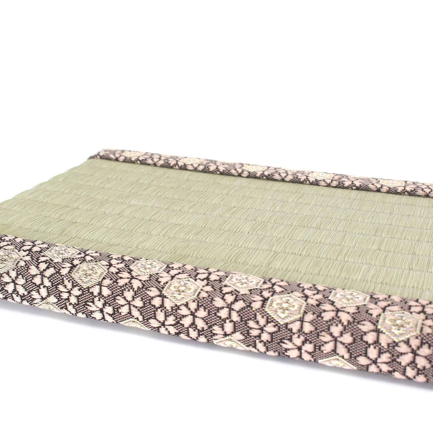 Japanese Tatami Mat Armour Green | Kiryu Woven Miniature Tatami