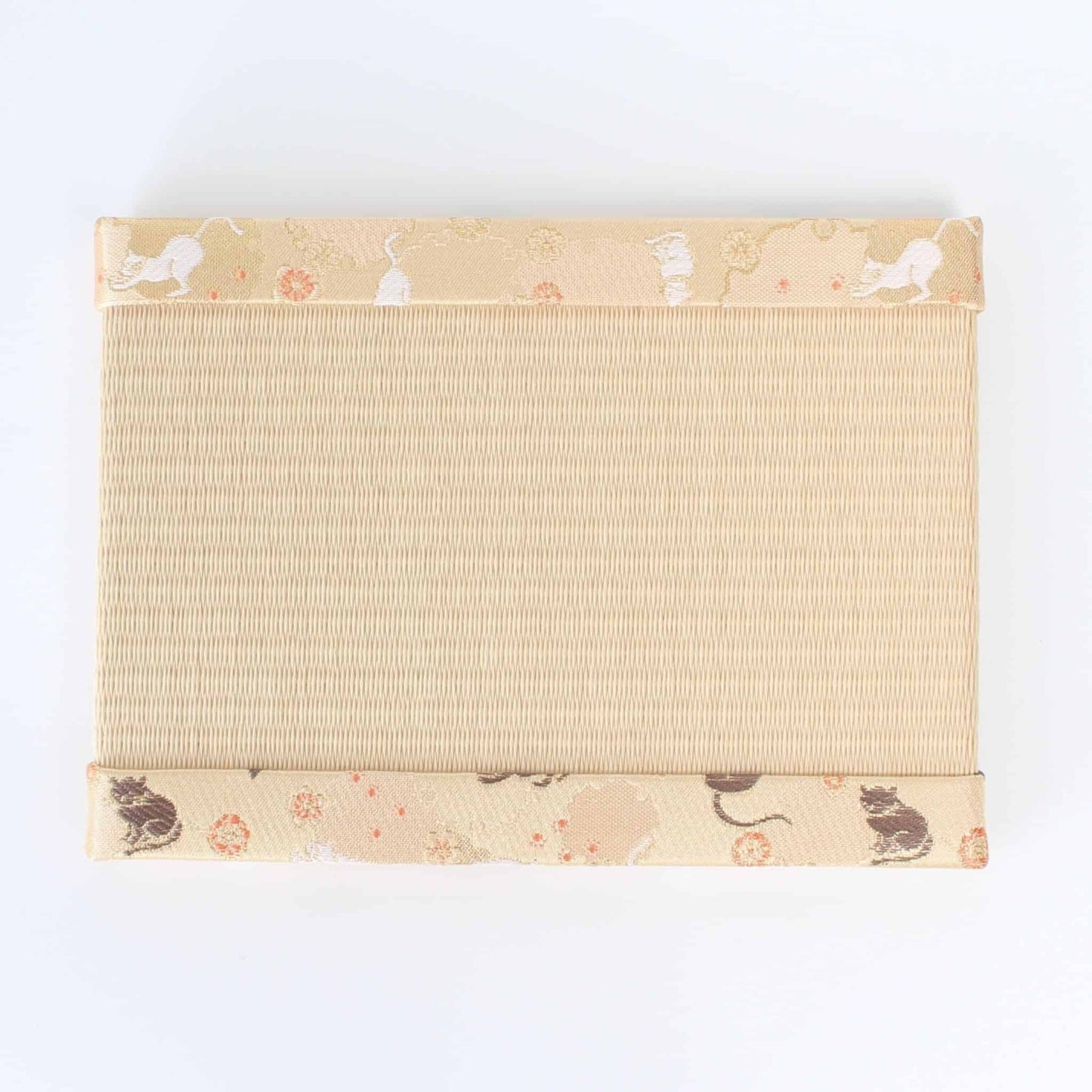 Japanese Tatami Mat Cat Border | Kiryu Woven Miniature Tatami
