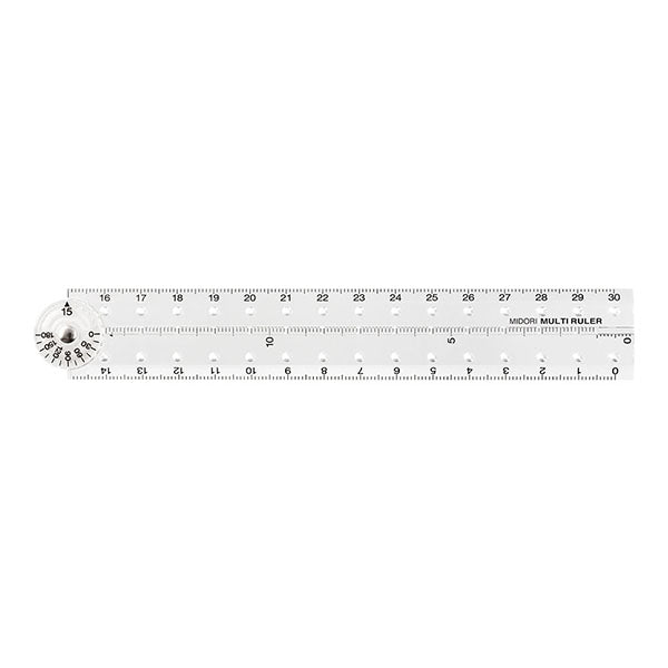 Midori Multi Ruler <30cm> Clear