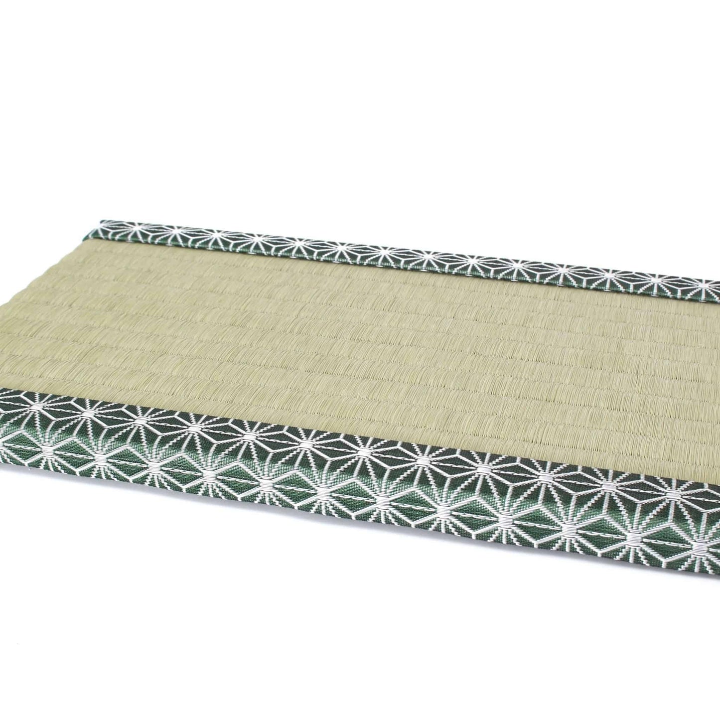 Japanese Tatami Mat Hemp Leaf Green | Kiryu Woven Miniature Tatami